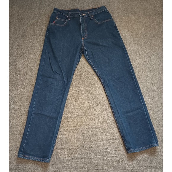 Men's Red Kap 1923 Dark Blue Denim Jeans Work Pants NWOT 32x30 - Picture 1 of 6